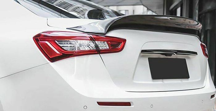 Custom Maserati Ghibli  Sedan Trunk Wing (2014 - 2023) - $390.00 (Part #MR-006-TW)